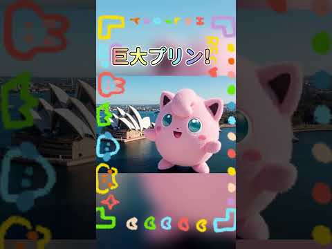 #shorts   【ポケモン】あれはプリンですか?巨大プリンちゃんが可愛すぎる！