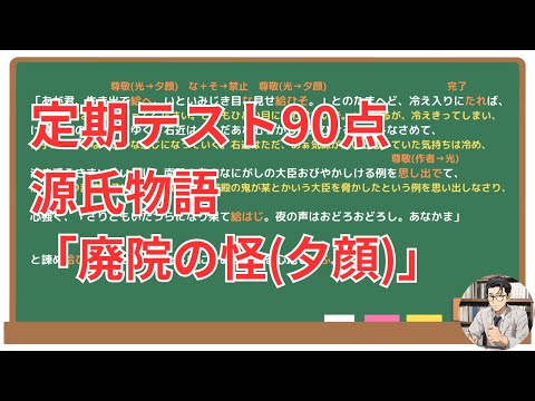 【廃院の怪(夕顔)】(源氏物語)徹底解説！(テスト対策・現代語訳・あらすじ・予想問題)