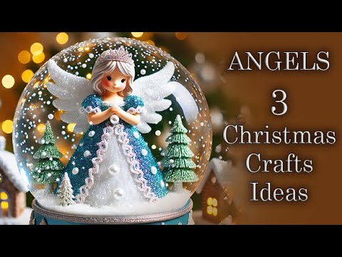 ANGEL 😇 3 IDEAS🎄Affordable Christmas Decorations ideas🎄Tree Ornaments🎄DIY