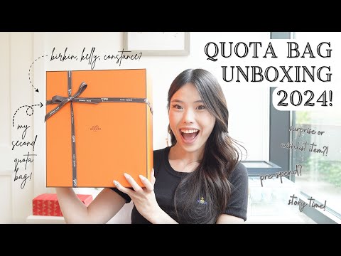 UNBOXING MY SECOND QUOTA BAG!! 🧡🐴 First QB of 2024, dream specs, Hermes Birkin, Kelly, Constance?!