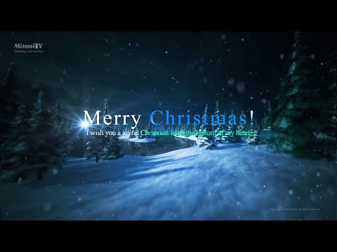 Christmas video card / Christmas greeting card 27