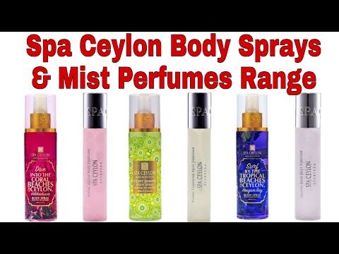 Top Spa Ceylon Perfumes/Body Spray Perfumes |Sri Lanka | With Price (Long Lasting Perfume fragrance)