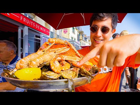 Europe's Seafood PARADISE and Capital of Oysters 🇫🇷 BRETON FOOD Across Brittany, France!