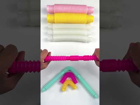 Mini POP tube Sounding Crunchy ASMR #poptube #creative #diy #satisfyingvideo #relaxing #asmrsounds