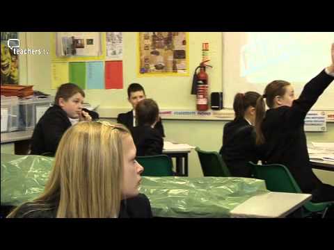 Teachers TV: KS3 English - Classroom Creativity