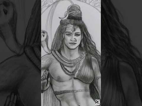 Ardhanarishvara #portrait#explore#trending#viral#art#artist#drawing#pencildrawing#mahakumbh#tandav