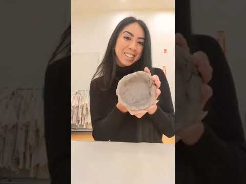 Sculpting a Clay Bowl #Shorts | Erica Joaquin