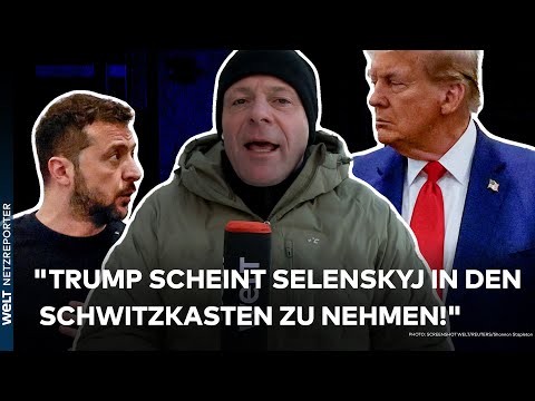 PUTINS KRIEG: "Trump scheint Selenskyj in den Schwitzkasten zu nehmen!" Neue Drohung aus den USA