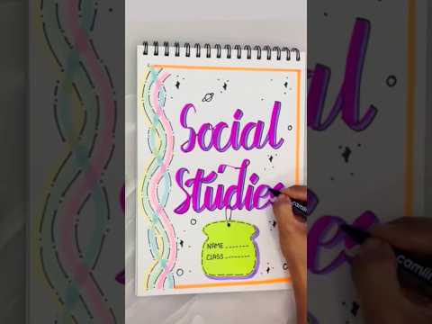 Assignment Front Page Design || Assignment, Notebook Cover Page Design #shorts