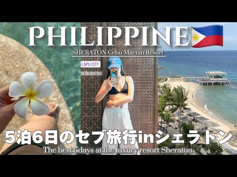 【Cebu Trip】５泊６日のセブ旅行🏝️シェラトンセブマクタンリゾートで癒されホカンス🌴🌞🦈