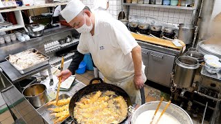 Extra Large Shrimp Tepura Rush! Get in Line! A Day in a Popular Soba Restaurant