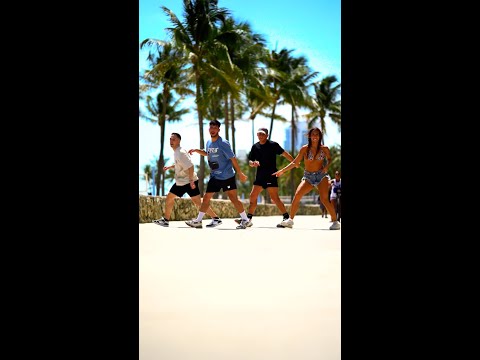 Shuffle choreo in Miami Beach