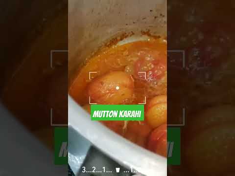 Special unique Mutton Karahi its so yummy 🤤#foryou #shorts