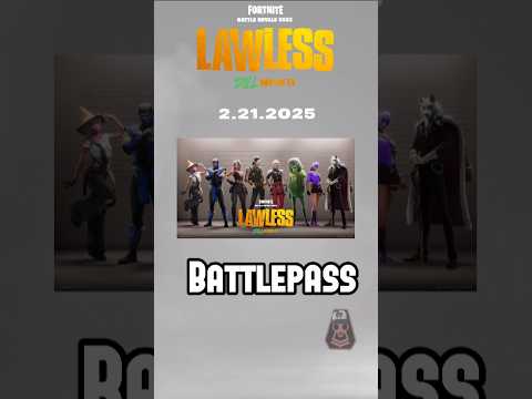 Fortnite CH6S2 Lawless BATTLEPASS Reveal