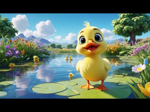 Baby Duck Quack Quack Quack Rhyme Song | Popular Nursery Rhyme & Lyrics | Educational Kids Songs