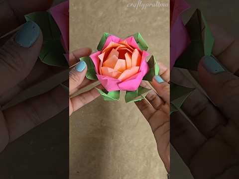 DIY Paper flower |  paper craft #shorts #craft