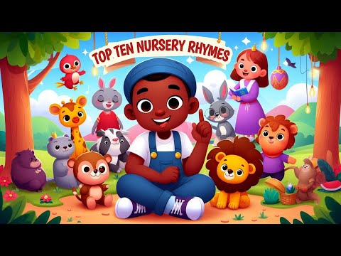 Top Ten Most Popular Nursery Rhymes | with Lyrics | Five Little Monkeys + More #nurseryrhymes