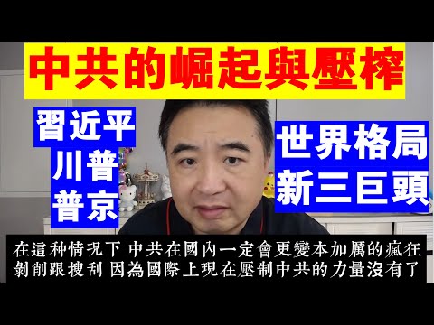 翟山鹰：中共的崛起與壓榨丨世界格局的新三大巨頭丨習近平丨川普丨普京