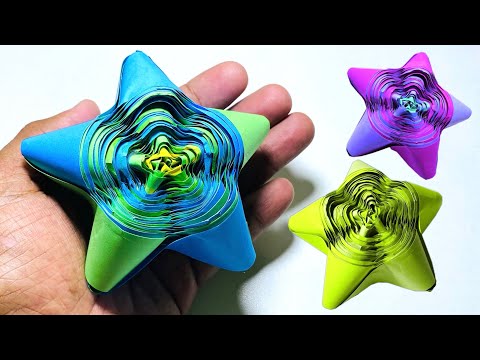 How to Make 3D Star for Christmas Decoration | Paper Craft