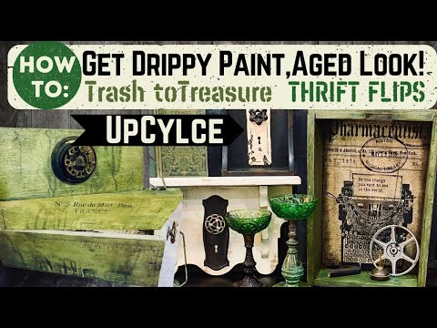 How To: Trash to Treasure Altered UpCycled Items into Gorgeous Home Decor~Industrial~Dark & Moody