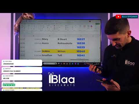 BLAA GIVEAWAYS | LIVE DRAW | 9th FEB 2025