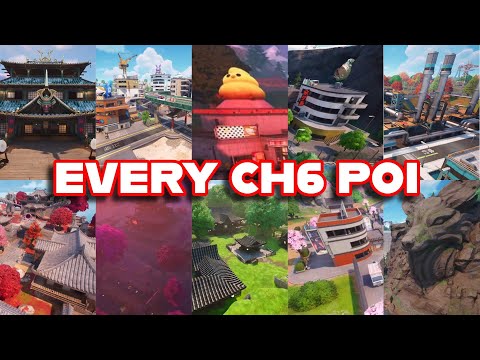 Ranking EVERY NEW CHAPTER 6 NAMED LOCATION (POI) In FORTNITE From WORST To BEST