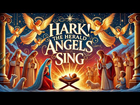 Hark! The Herald Angels Sing | Sing along with Lyrics #harktheheraldangelssing  #christmascarolsongs