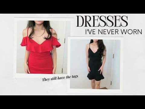 DRESSES I'VE NEVER WORN - SHOULD I KEEP?  |  TRY ON