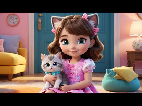 Emma Had a Tiny Cat Rhyme Song | Popular Nursery Rhyme & Lyrics for Kids | Educational Kids Songs