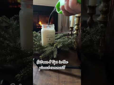 Candle burning tips | Soy candles | longer burn time