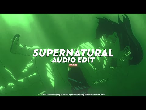 supernatural (tiktok version/spedup) || ariana grande [ edit audio ]