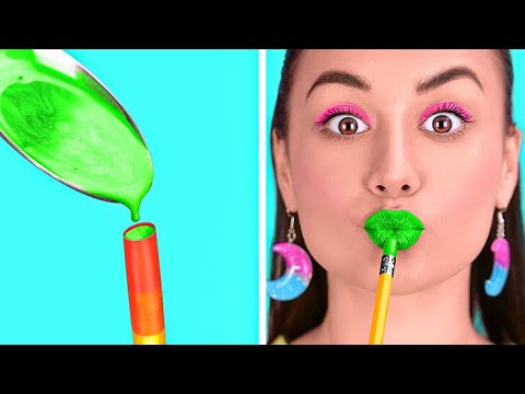 BEAUTY AND MAKEUP HACKS | Amazing Ideas for Girls to Become Popular by 123 GO! Series