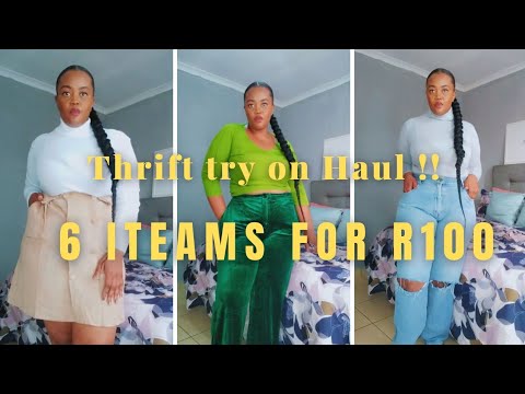 Thrift Haul | Try on | Curvy & Plus Size | South African Youtuber