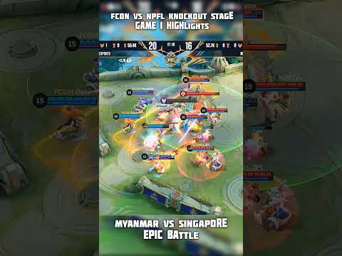 FCON VS NPFL Knockout stage Game 1 Highlights Dec 7, 2024 #mobilelegends #mlbb