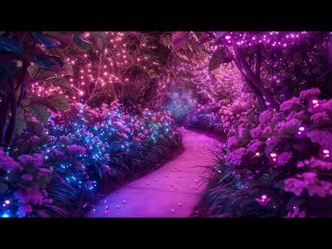 Magical Garden Fantasy Fire Flies Owls during Summer Calming Soothing Instrumental Studying Relaxing