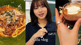 [Vlog] The day I went back to Gifu and Nagoya ✈️ Introducing recommended restaurants and cafes [T...