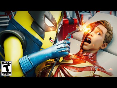 Iron Spider Amazing Life Story - Saving Peelverine.. Fortnite