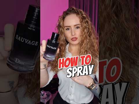 How To Spray Dior Sauvage