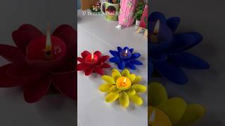 DIY Diwali Diya 🪔 Diya decorations ideas 💡diy paper diya #diwali #decoration #diwalispecial #diya