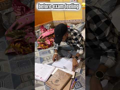 Exam Ke Vajah Se Kya Kya Soch Raha Hun 😅 #ytshort #comedyvideos #exam #memes #studentlife #shorts