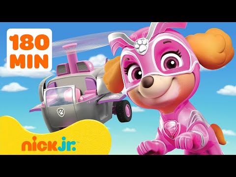 PAW Patrol Skye's Best Rescues & Adventures! #3 🚁 180 Minutes | Nick Jr.