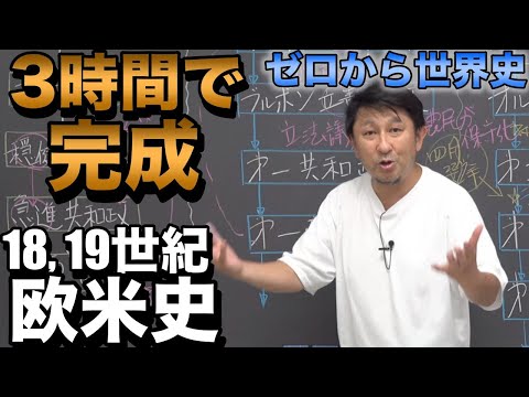 3時間で攻略！三大市民革命から19世紀欧米史【名誉革命・アメリカ独立・フランス革命・ナポレオン時代・ウィーン会議】佐藤幸夫のゼロから世界史総集編⑥