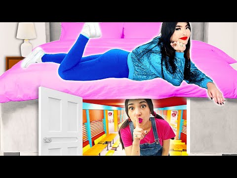 I Built a Secret Room Under the Bed! Secret Room Restaurant You'll Never Find by Crafty Hacks