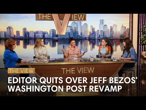 Editor Quits Over Jeff Bezos' Washington Post Revamp