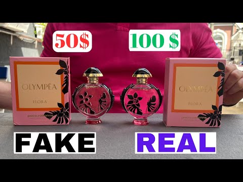 Fake vs Real Paco Rabanne Olympéa Flora Perfume