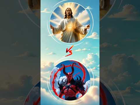 Jesus Vs Satan! Subcribe if you choose God #jesus #god #jesuschrist #jesusvssatan #jesusvsdevil