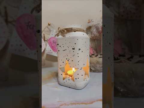 DIY Starry Night Lantern ✨🕯️ #craft #shorts #creative #magic #diy #satisfying #2025 #handmade #art