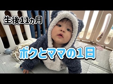 生後11ヶ月👶1日のルーティン⭐️