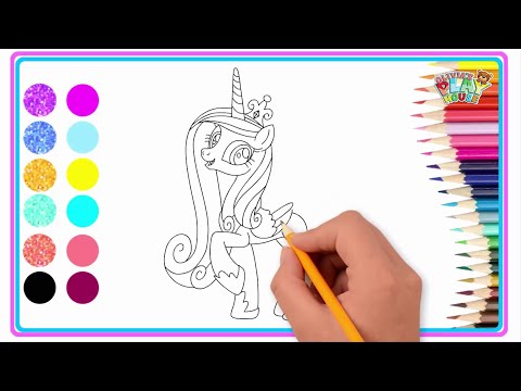 How to Draw Princess Cadance | My Little Pony (MLP) | Easy Drawing for Kids