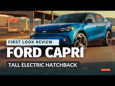 2024 Ford Capri First Look Review: The Iconic Nameplate Returns as an Electric Crossover